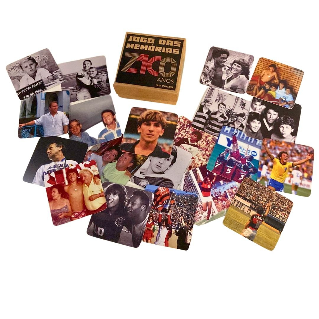 Jogo das Memórias Zico 70 Anos