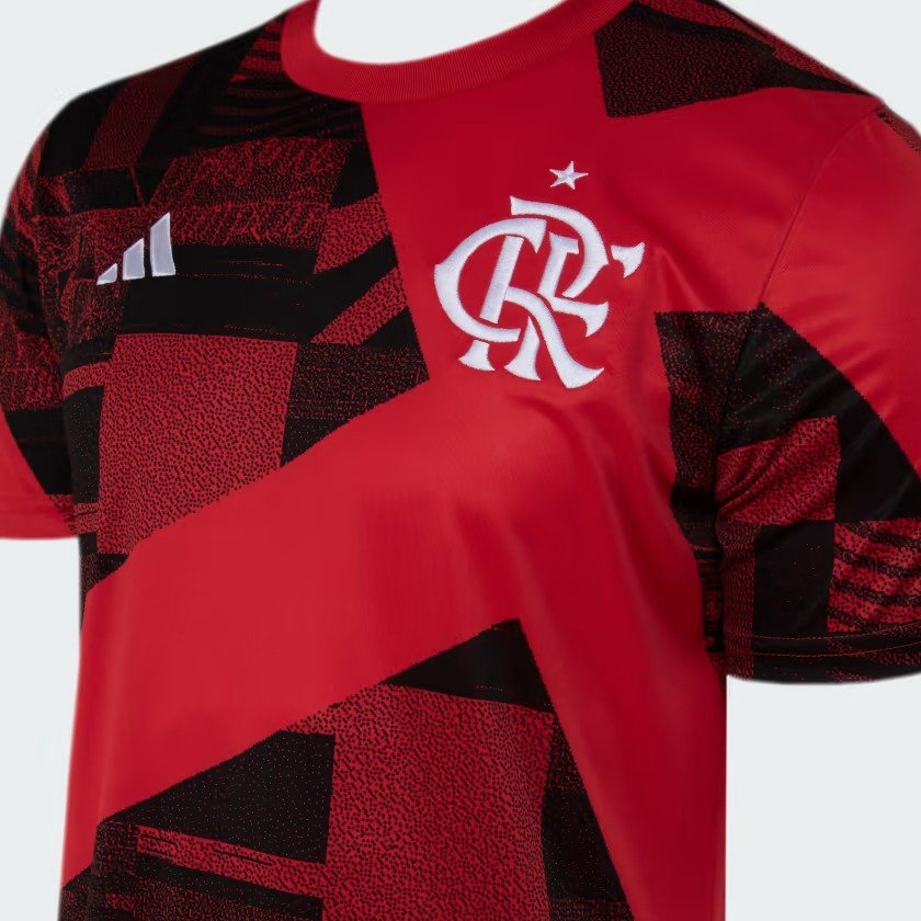 Camisa Pré-Jogo Flamengo Adidas 2023 2024 HS5204