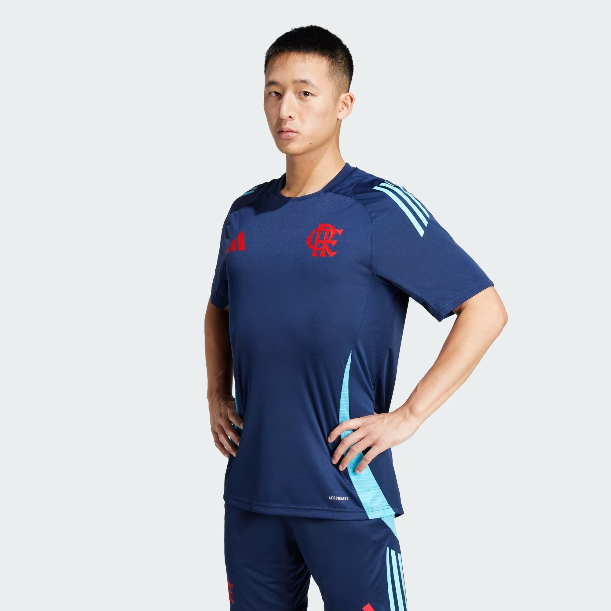 Camisa Flamengo Adidas Treino Comissão 2025 JE6628