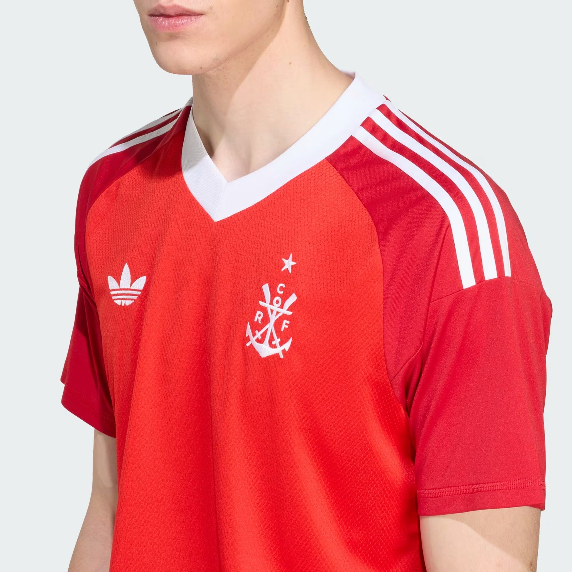 Camisa Goleiro Flamengo Adidas Reserva 2025 Vermelha JN9032