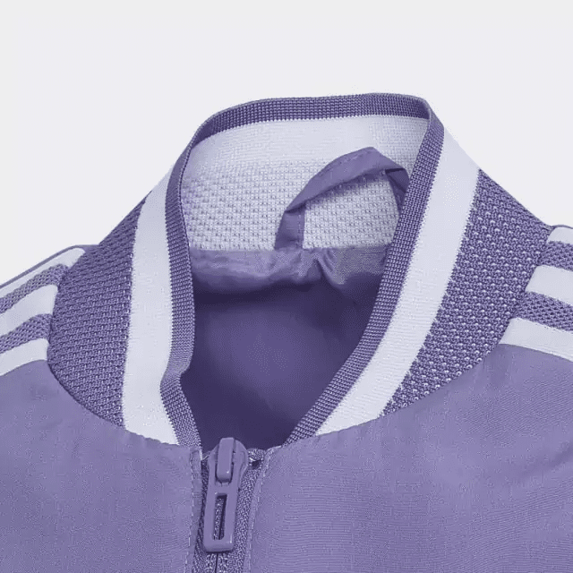 Jaqueta Hino Real Madrid Infantil - Roxo adidas HA2529