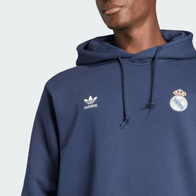 Moletom Adidas Capuz Real Madrid Essentials Trefoil IL1025