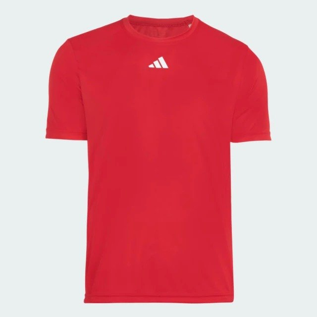 Camiseta Adidas Treino Básica Vermelha JX9379