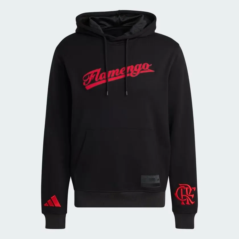 Moletom Flamengo Adidas Estados Unidos US Pack 2025 Preto JN0881