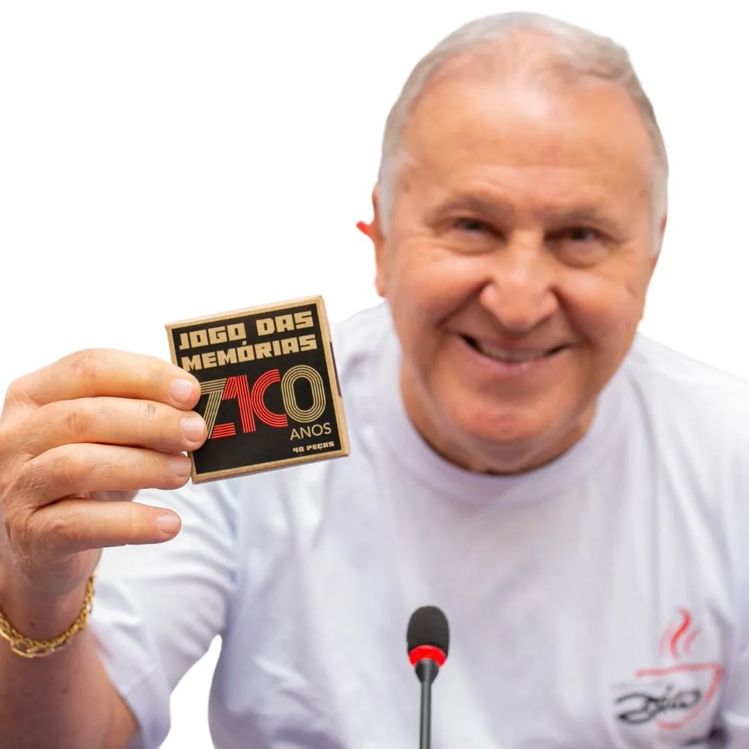 Jogo das Memórias Zico 70 Anos