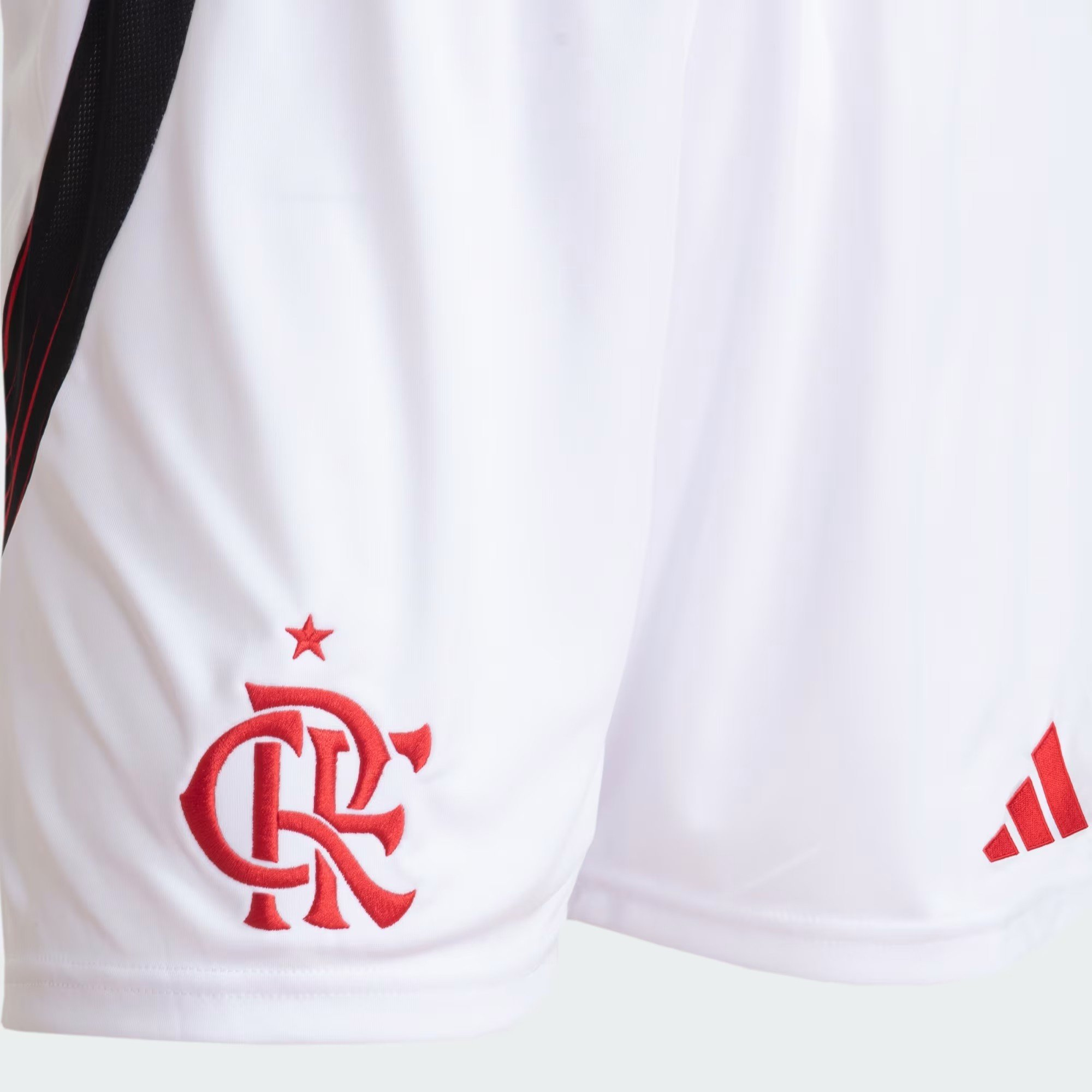 Shorts Flamengo Adidas I 25/26 Branco IV6067