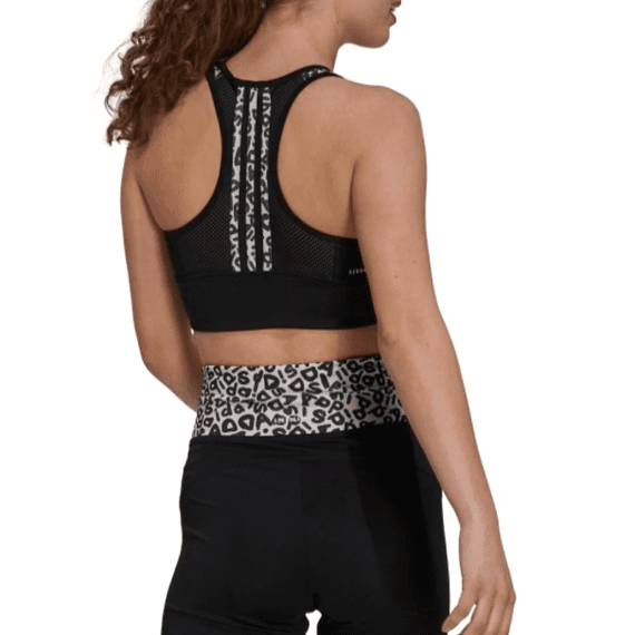 Top Esportivo Adidas + Farm Rio Aeroready 3-Stripes - Coleção 2021 GS6339
