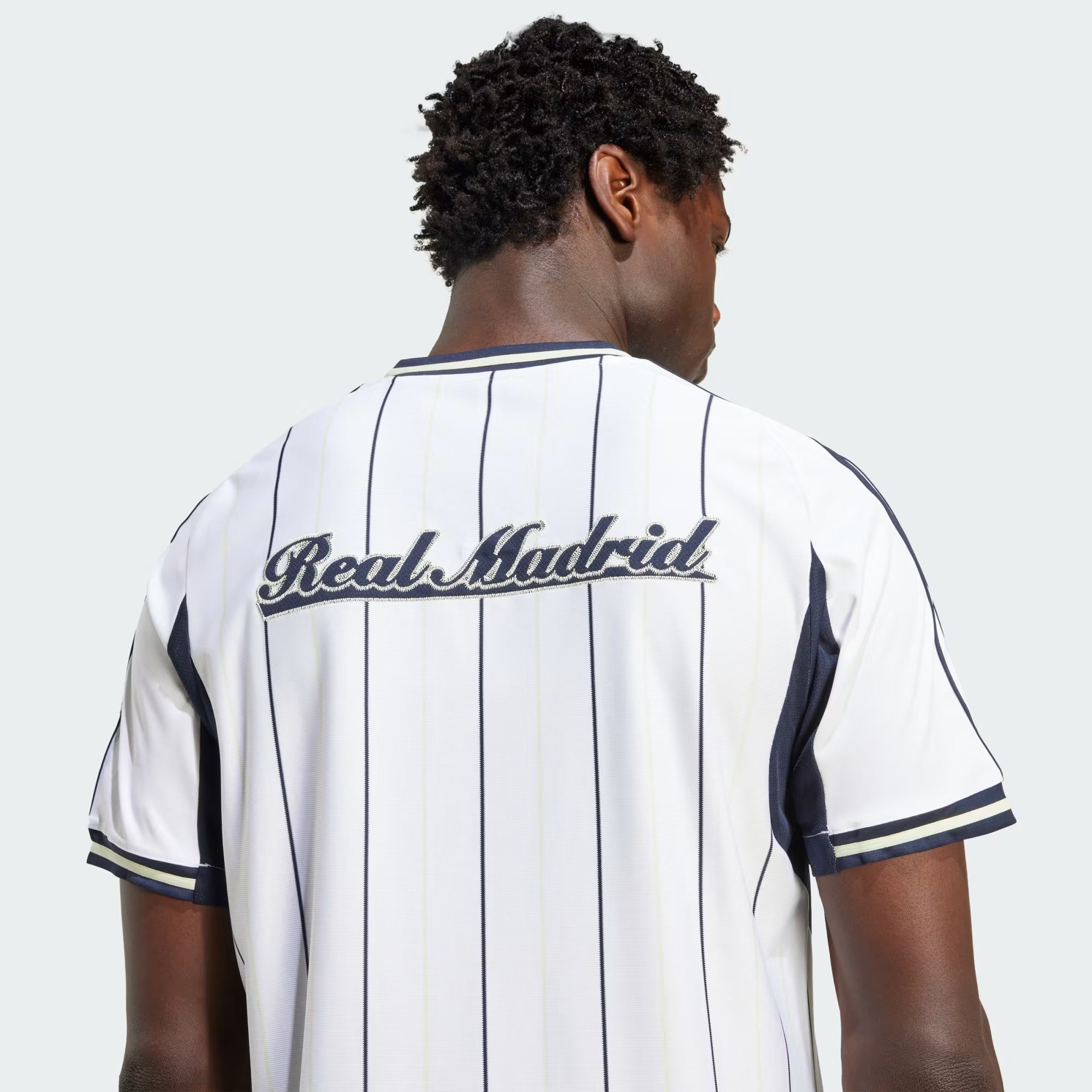 Camisa Real Madrid Adidas Baseball Estados Unidos US Pack 2025 Branca JN3073