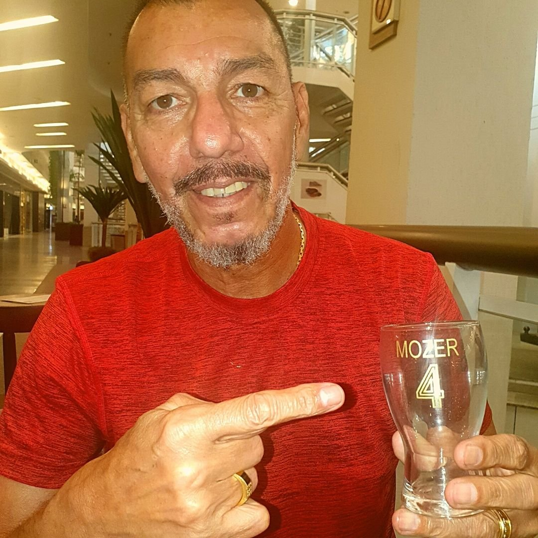 Copo de vidro Frevo Mozer Camisa 4 (220ml)