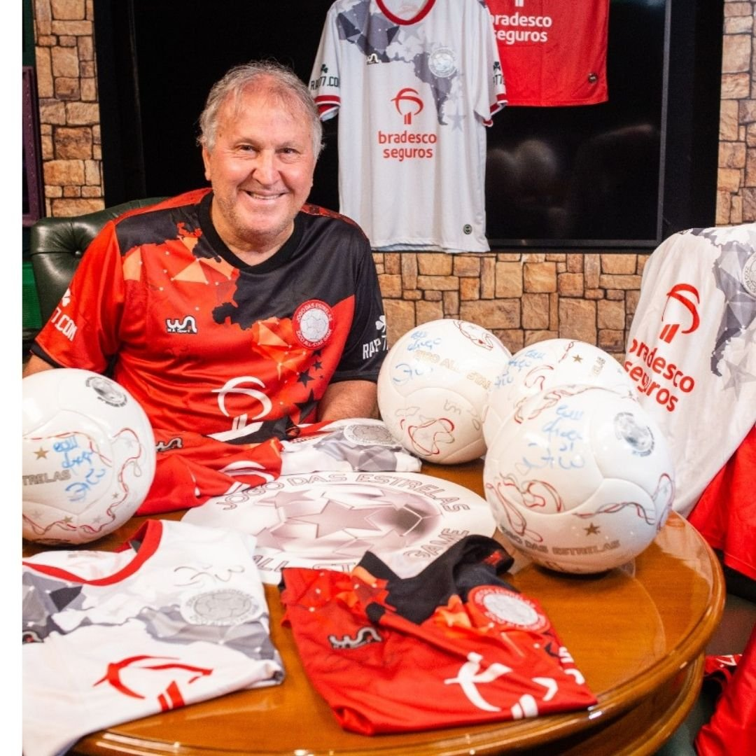 Kit Beneficente Jogo das Estrelas Camisa Autografada + Videochamada