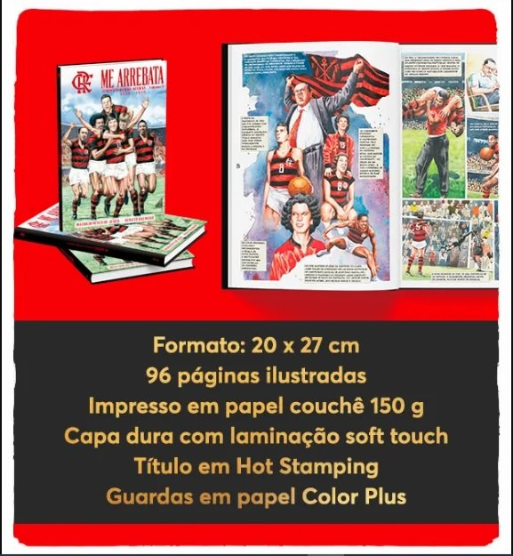 PRÉ-VENDA HQ "ME ARREBATA Volume 2" + CAPA FINE ART com autógrafo manual do Zico