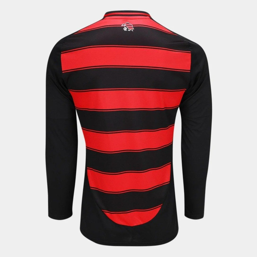Camisa Flamengo Adidas I 2025/26 Manga Longa IV6046
