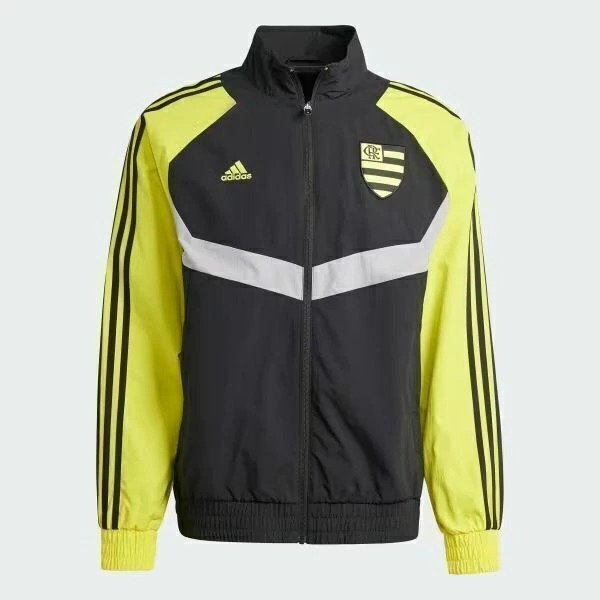 Jaqueta Flamengo Adidas Preta e Amarela IP8186