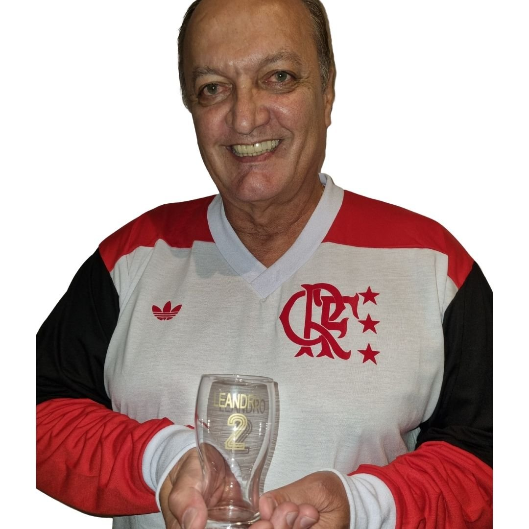 Copo de vidro Frevo Leandro Camisa 2 (220ml)