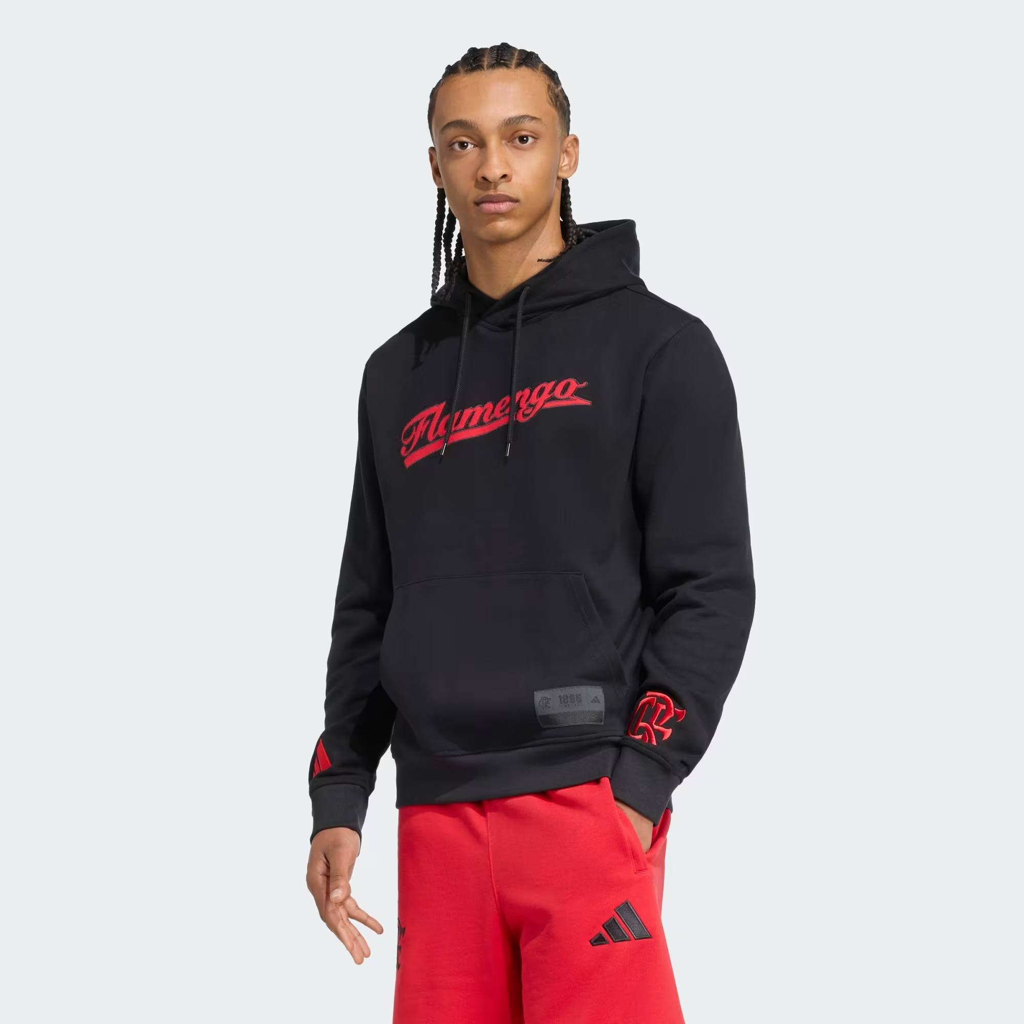 Moletom Flamengo Adidas Estados Unidos US Pack 2025 Preto JN0881