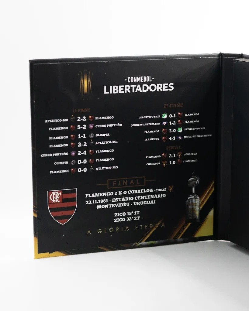 Medalhão Libertadores Flamengo 1981 - Edição Especial