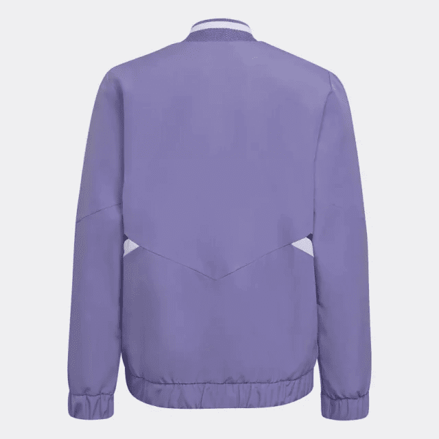 Jaqueta Hino Real Madrid Infantil - Roxo adidas HA2529