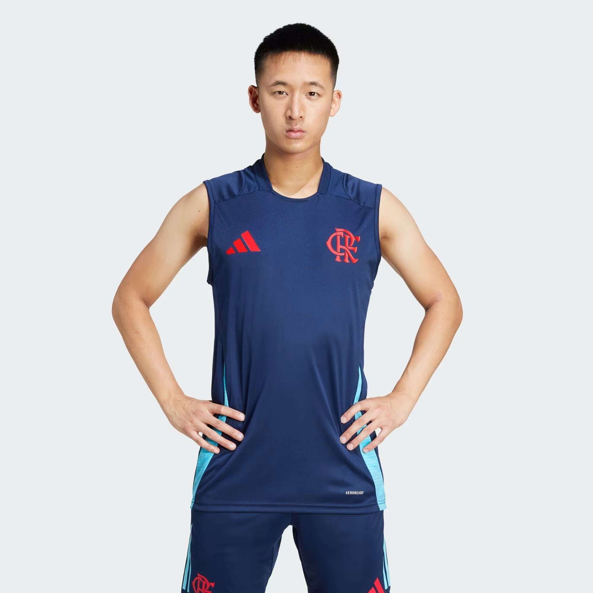 Regata Treino Flamengo Adidas Azul 2025 JI9823
