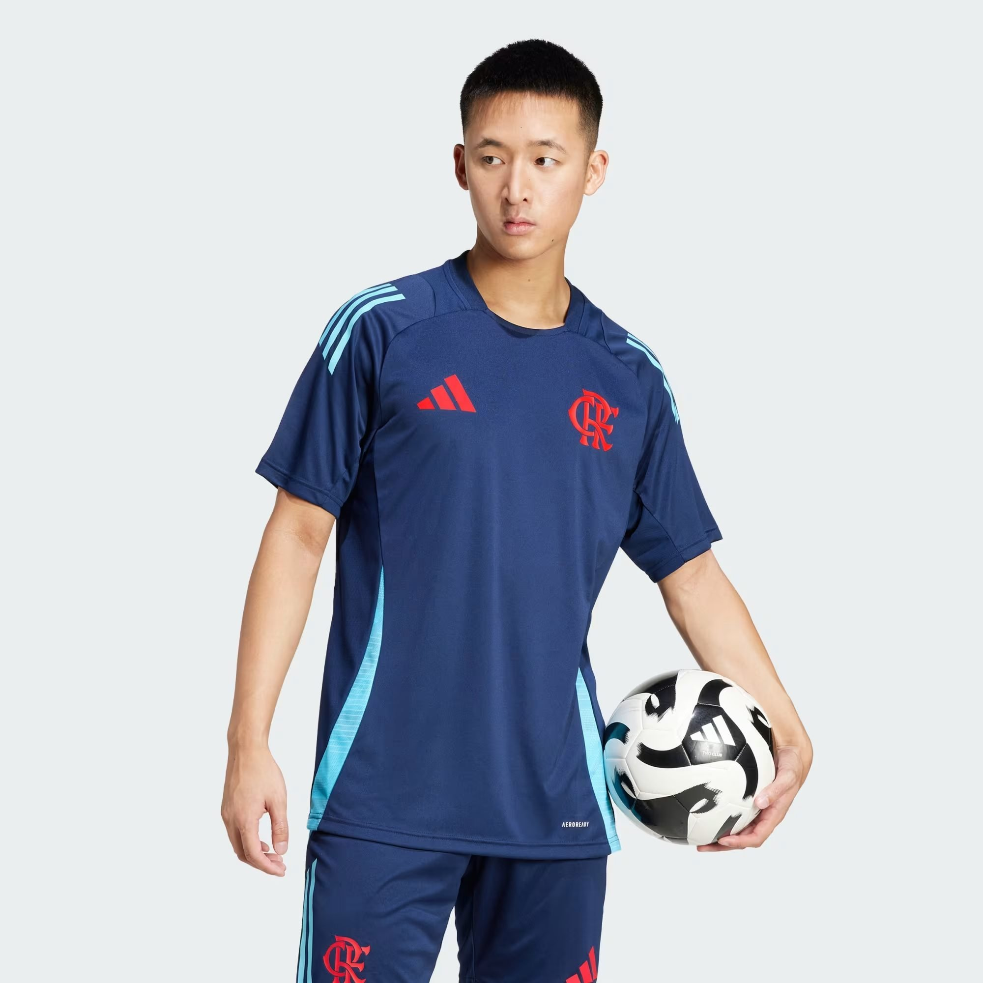 Camisa Flamengo Adidas Treino Comissão 2025 JE6628
