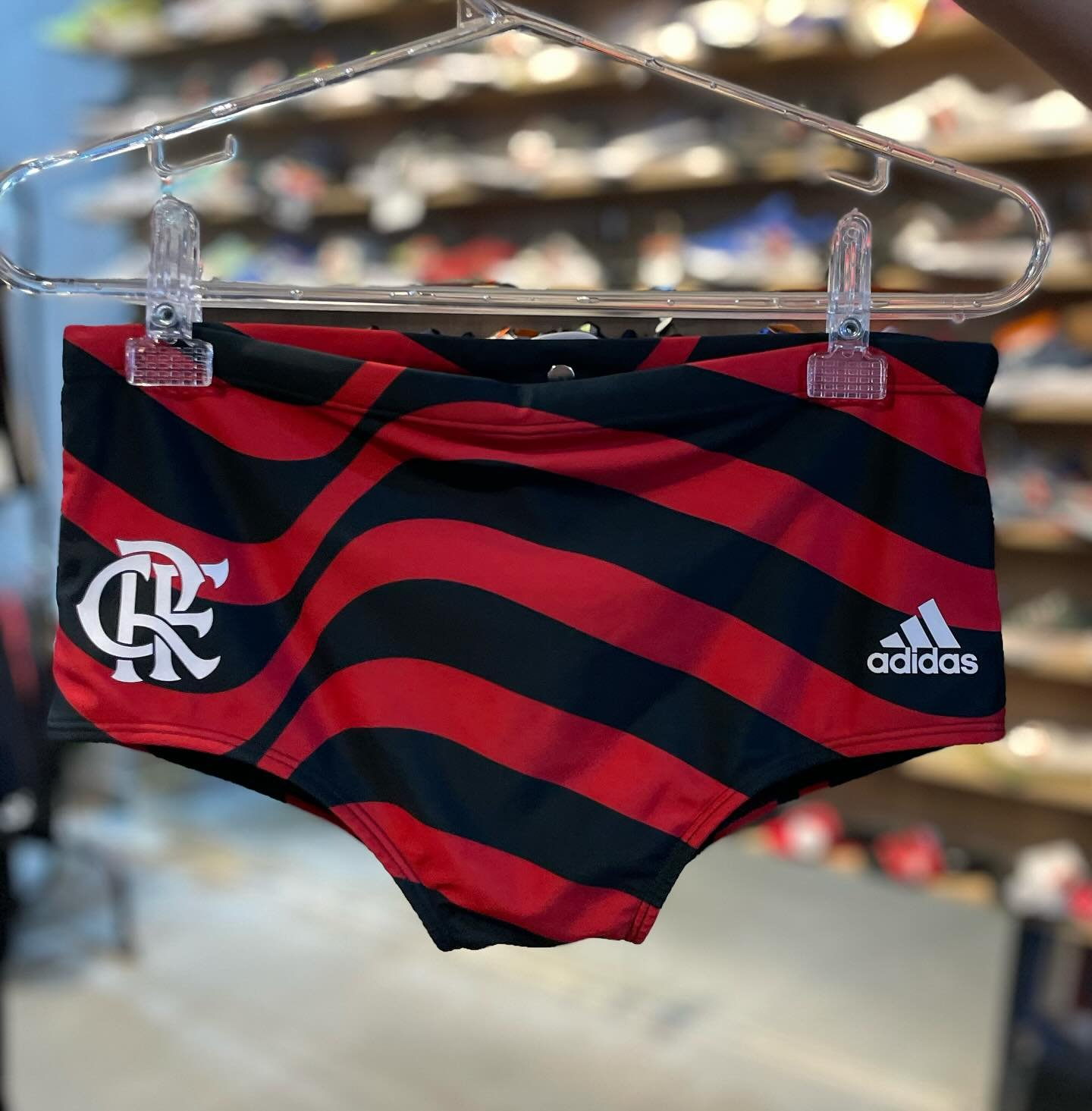 Sunga Adidas Flamengo Preta e Vermelha GC0172