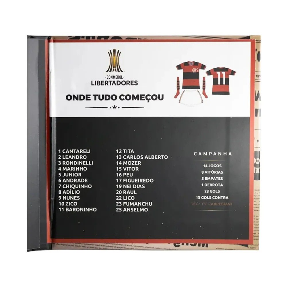 Medalhão Libertadores Flamengo 1981 - Edição Especial