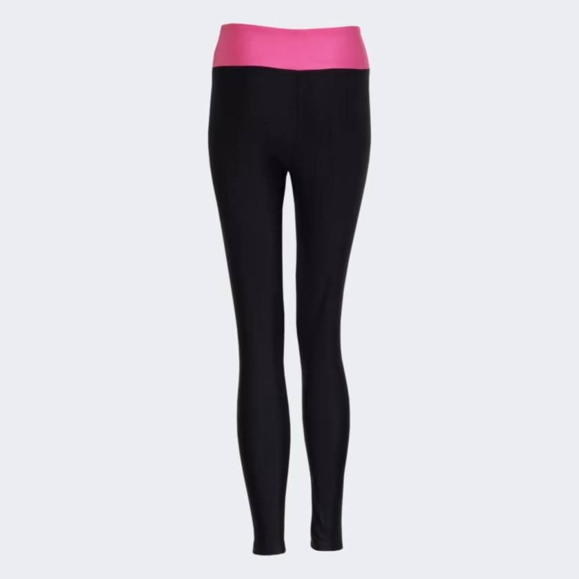 Calça Legging Feminina Flamengo Adidas Preta e Rosa GC4112