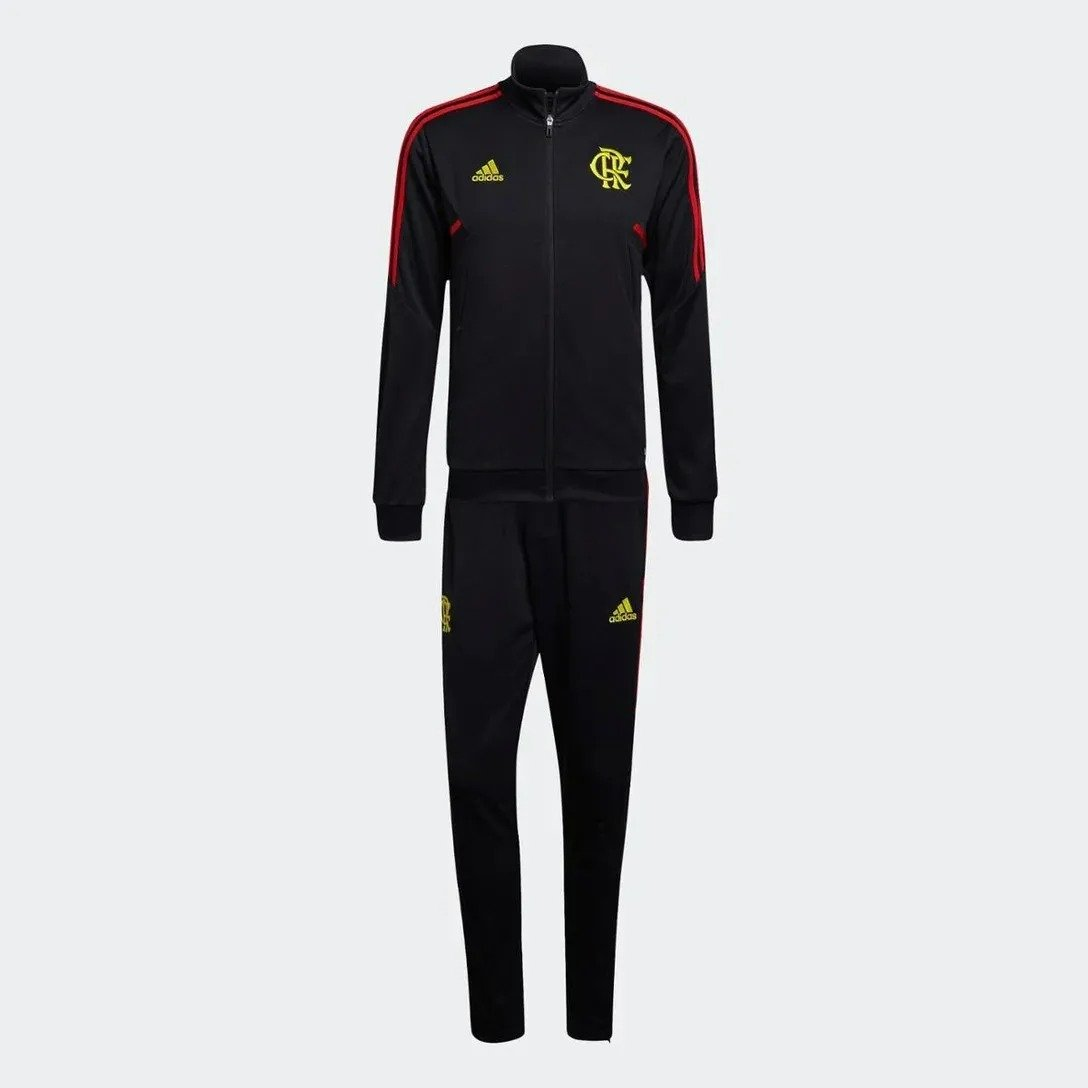 Agasalho Flamengo Adidas 2022 Preto HA5407