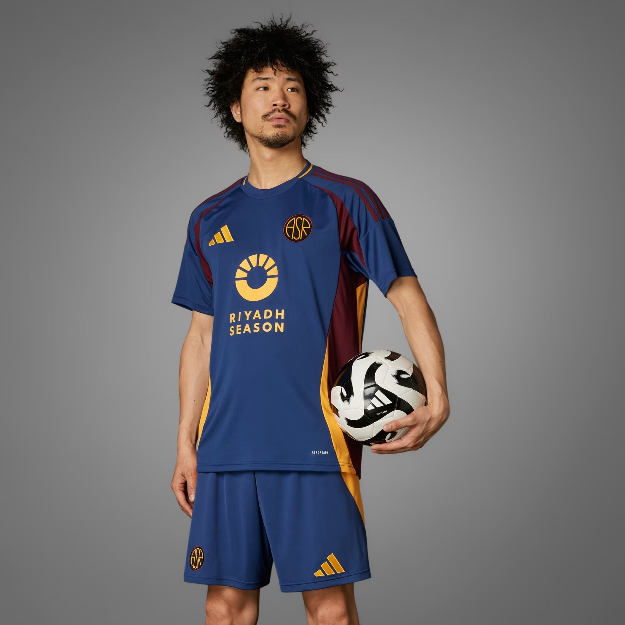 Camisa Roma Adidas III 2024/25 Azul IT6062