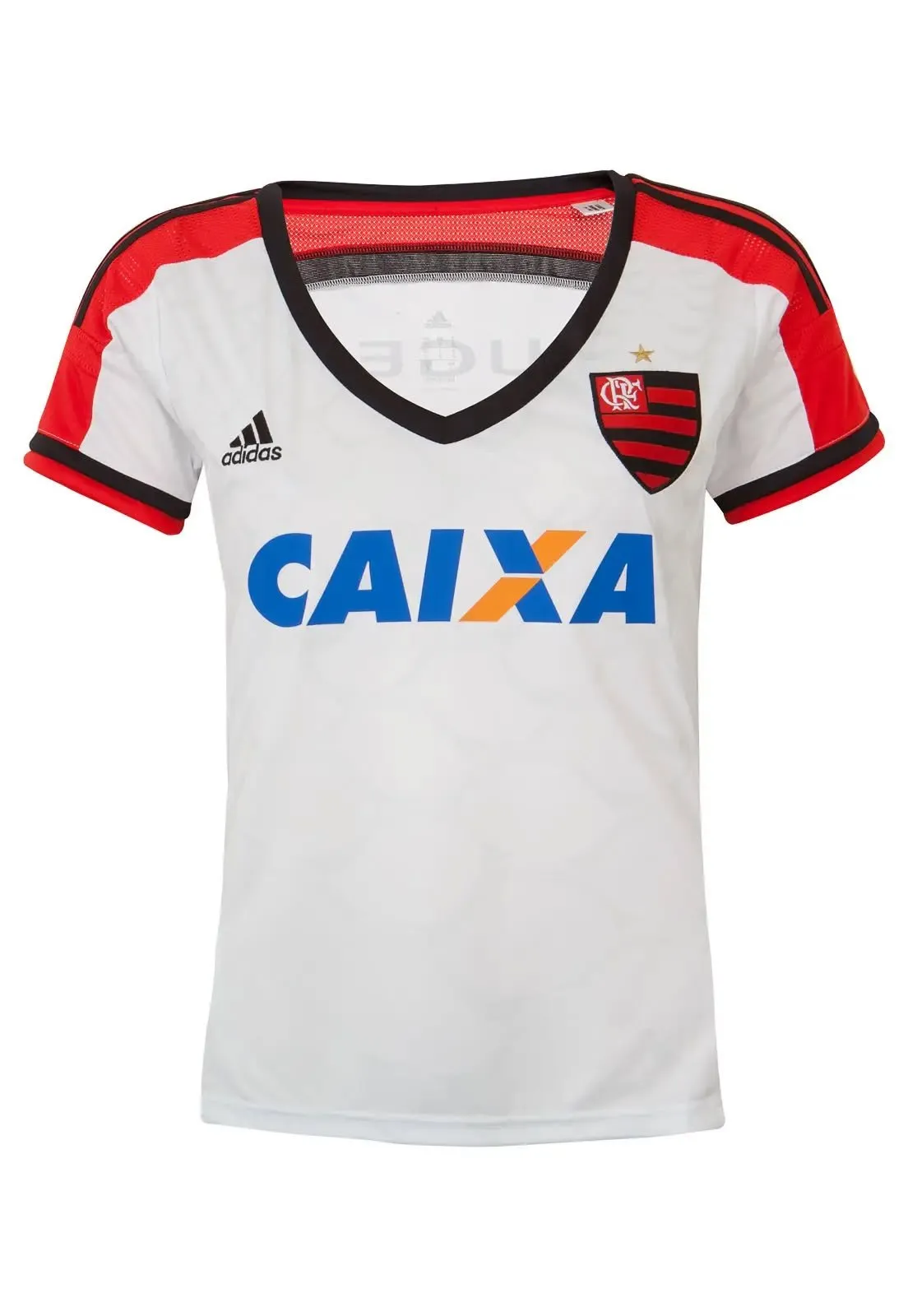 Camisa Feminina adidas Flamengo II 2014/15 Branca D80806