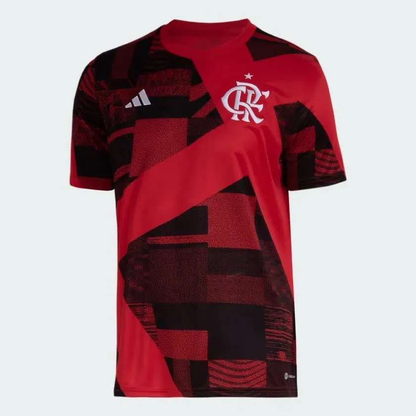 Camisa Pré-Jogo Flamengo Adidas 2023 2024 HS5204