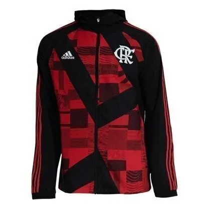 Jaqueta Adidas Corta-Vento CR Flamengo Masculina HS5241