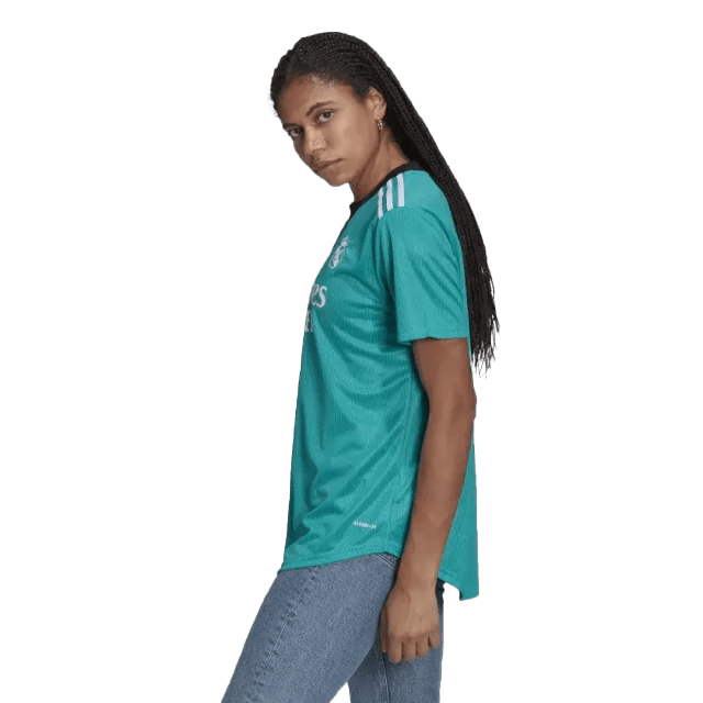 Camisa 3 Real Madrid 21/22 Feminina - Turquesa adidas HA0085