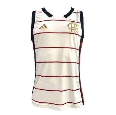 Regata Basquete Adidas Flamengo II Branca 2023 2024 IR9486