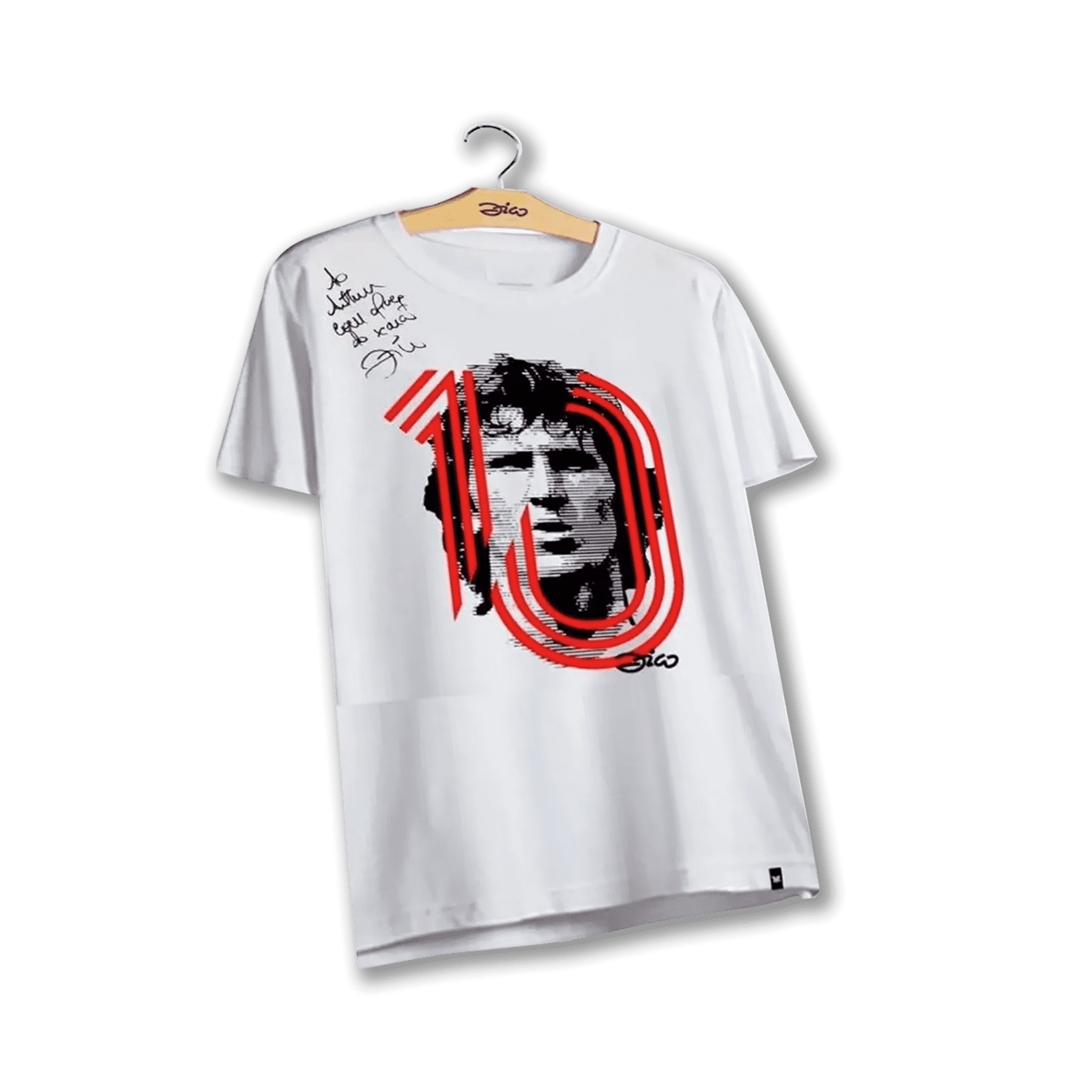Camisa Galinho 10 (com dedicatória do Zico)
