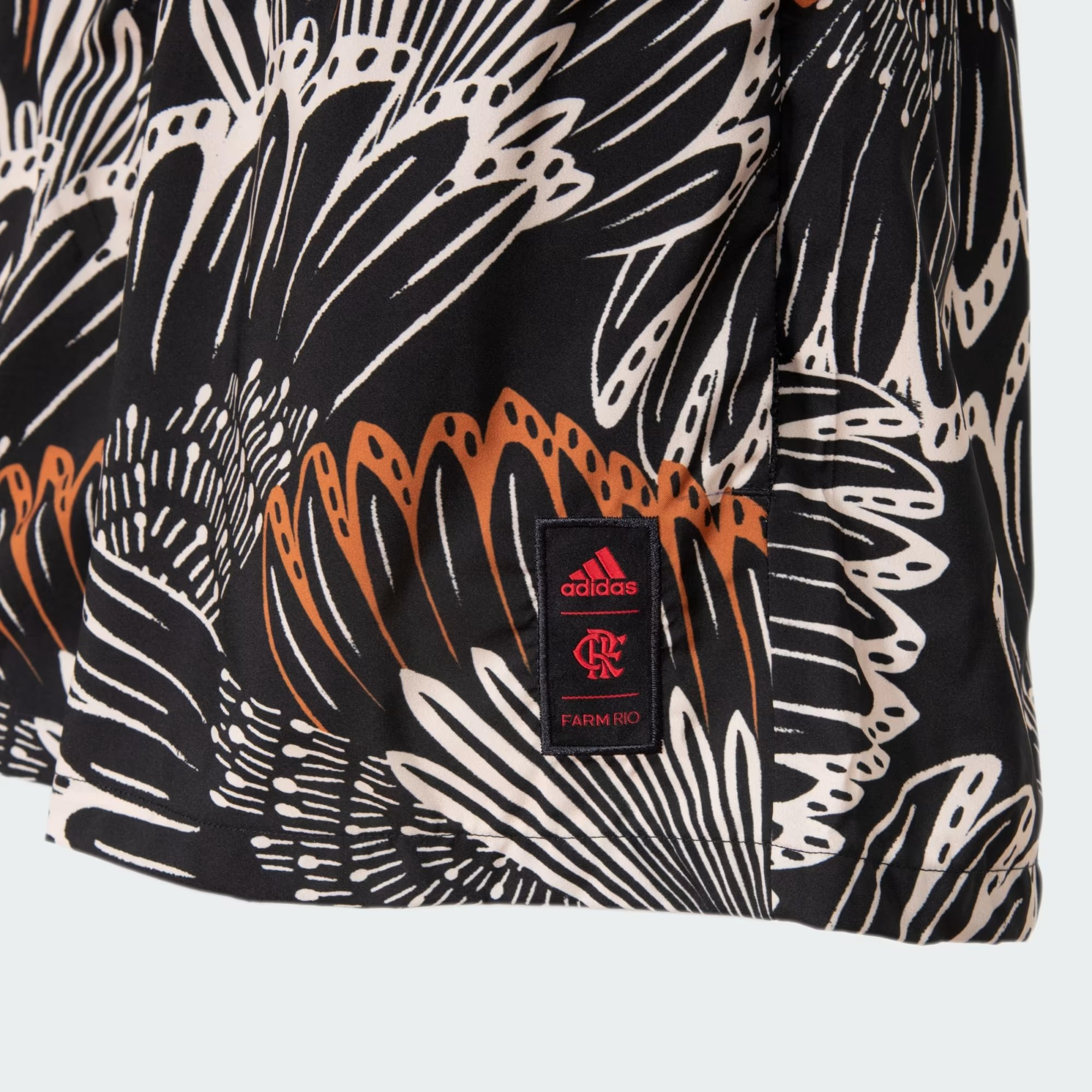 Shorts Flamengo Adidas Feminino x Farm Rio - IM9956