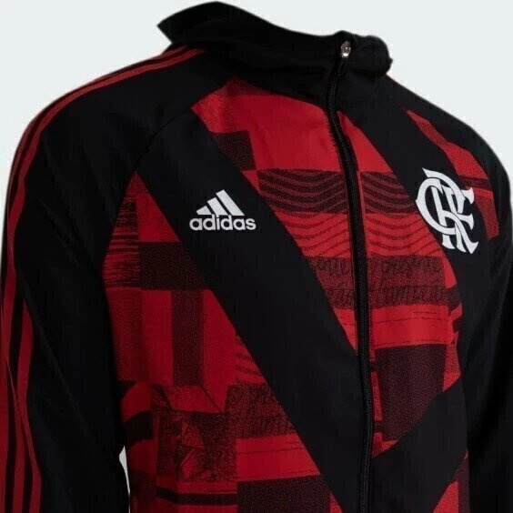 Jaqueta Adidas Corta-Vento CR Flamengo Masculina HS5241