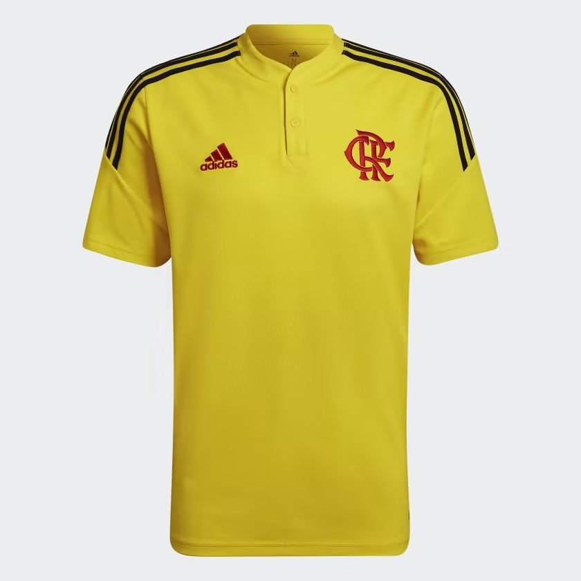 Camisa Polo Flamengo Adidas Amarela HA5402