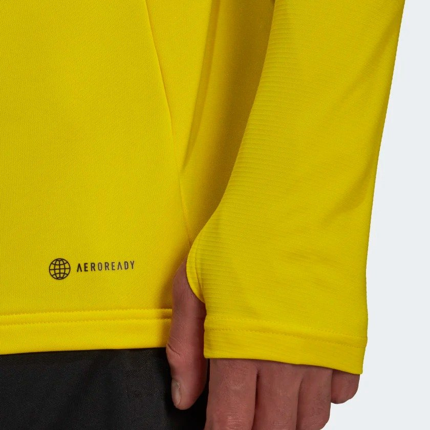 Moletom de Treino Flamengo Adidas CRF TR TOP I 2022 2023 Amarelo HA5414