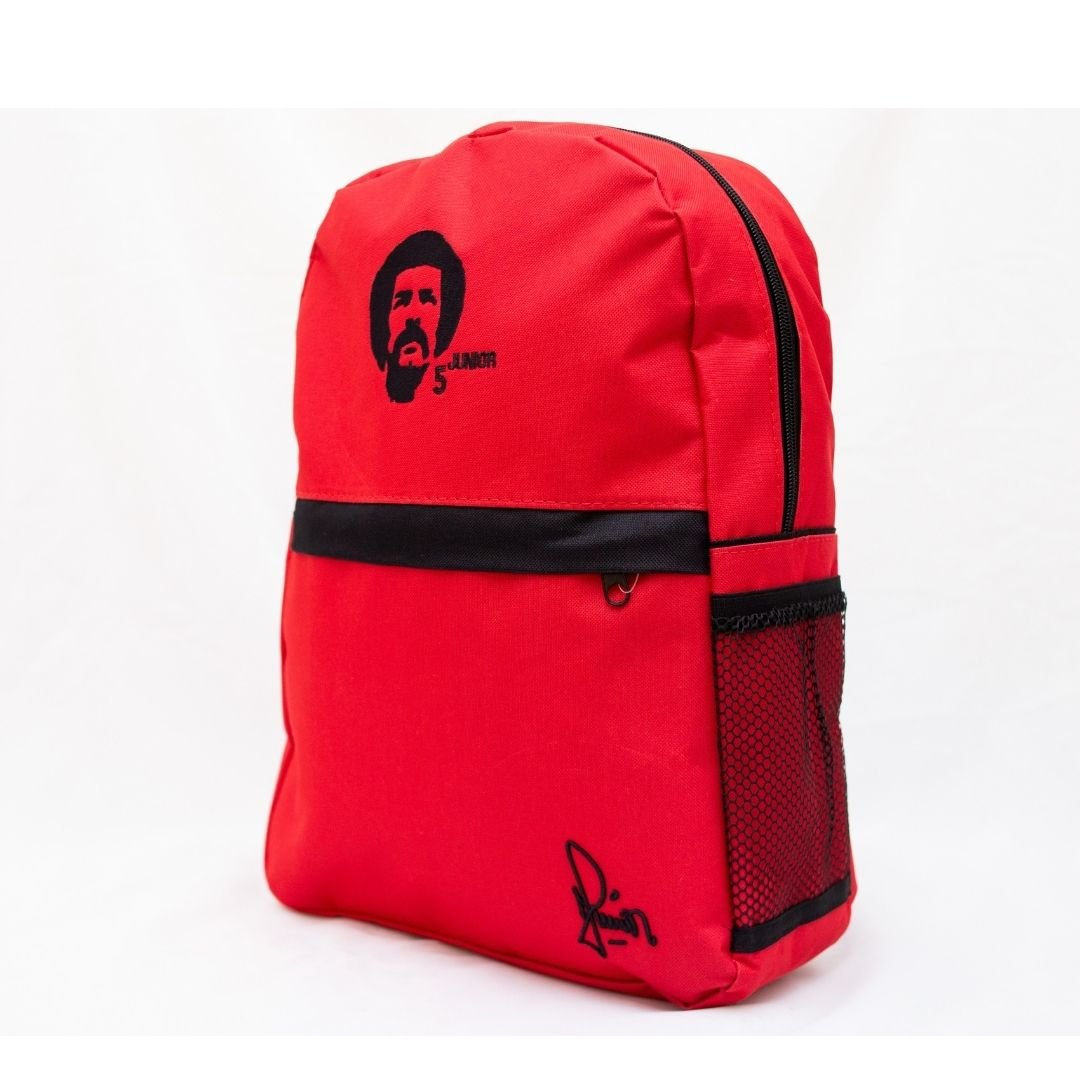 Mochila Vermelha Rosto do Junior