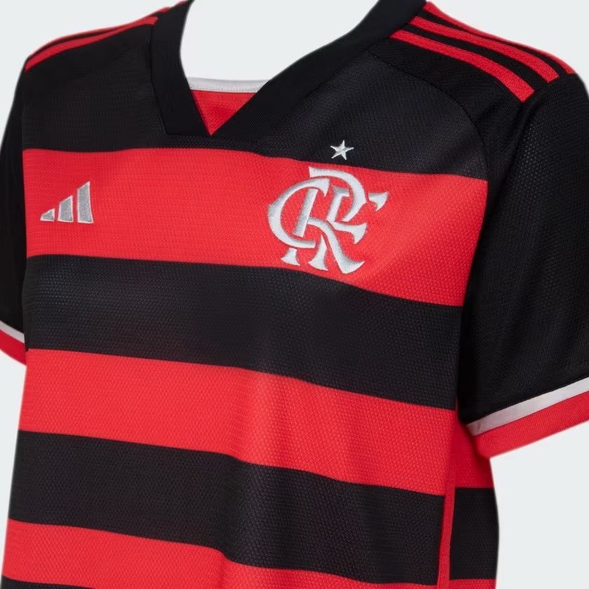 Camisa Flamengo I Feminina 24/25 - Vermelho adidas IP8202