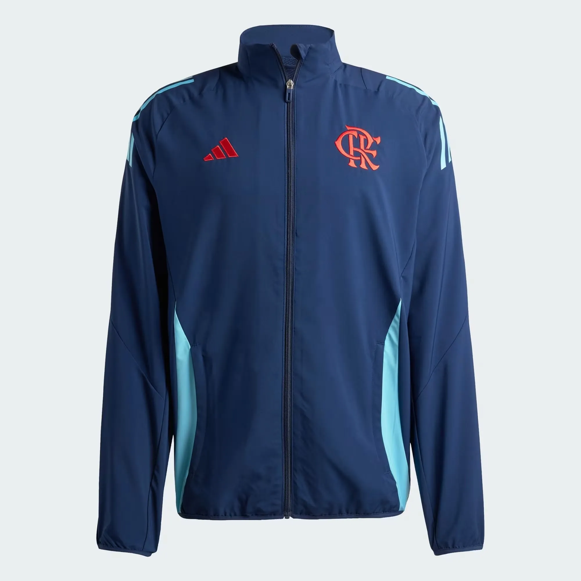 Jaqueta Flamengo Adidas Apresentação 2025 Azul JE6616