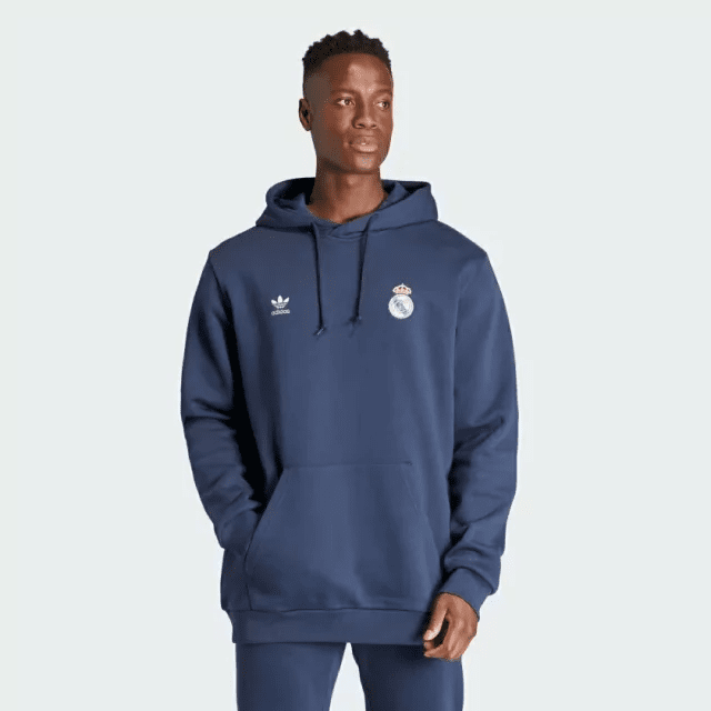 Moletom Adidas Capuz Real Madrid Essentials Trefoil IL1025