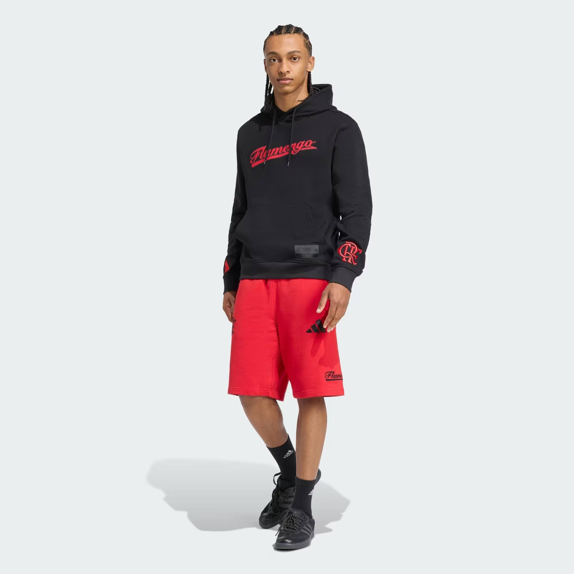 Moletom Flamengo Adidas Estados Unidos US Pack 2025 Preto JN0881