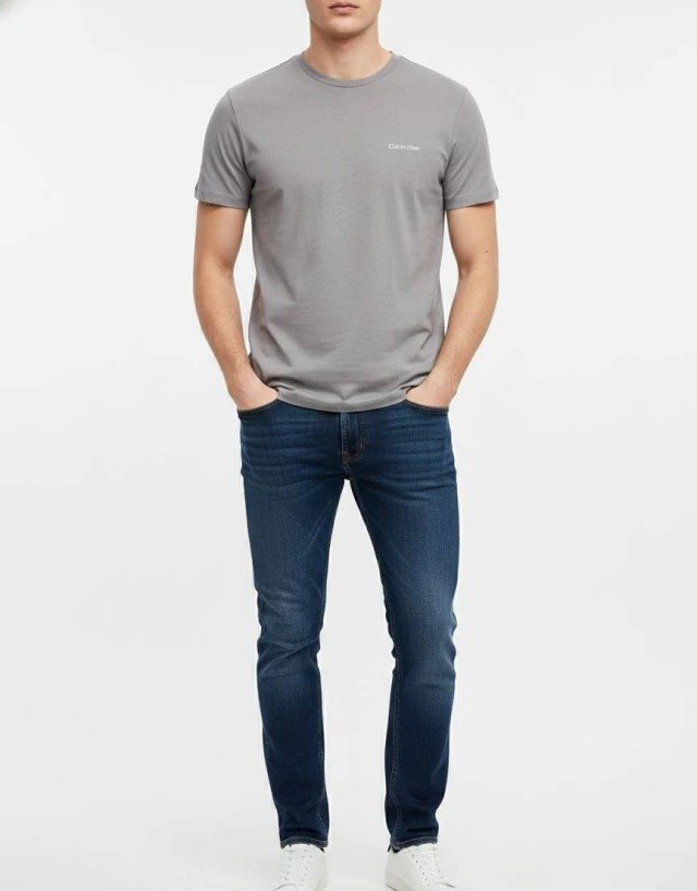 T-shirt Casual Masculina Original - Calvin Klein básica - SP40606737