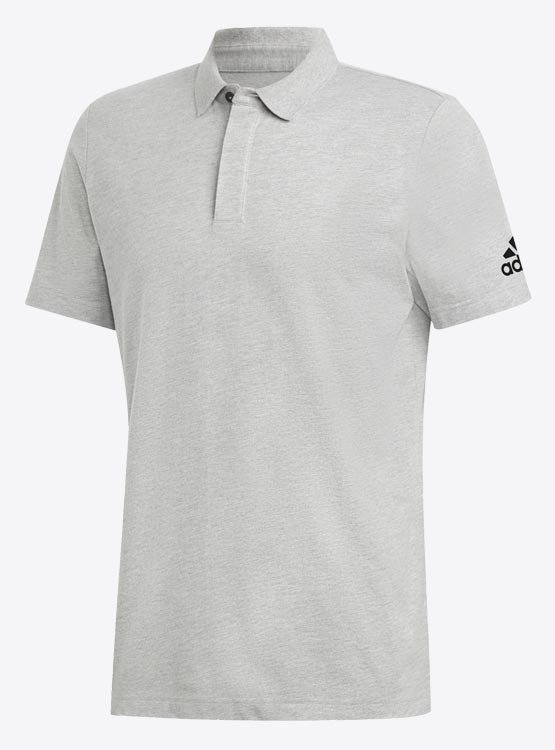 Camisa Polo Adidas MH Plain Cinza DT9898