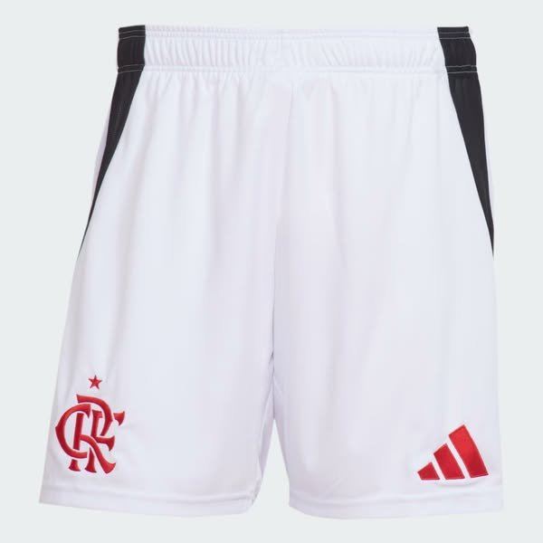 Shorts Flamengo Adidas I 25/26 Branco IV6067