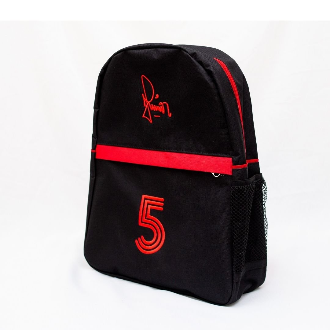 Mochila Preta Junior Camisa 5
