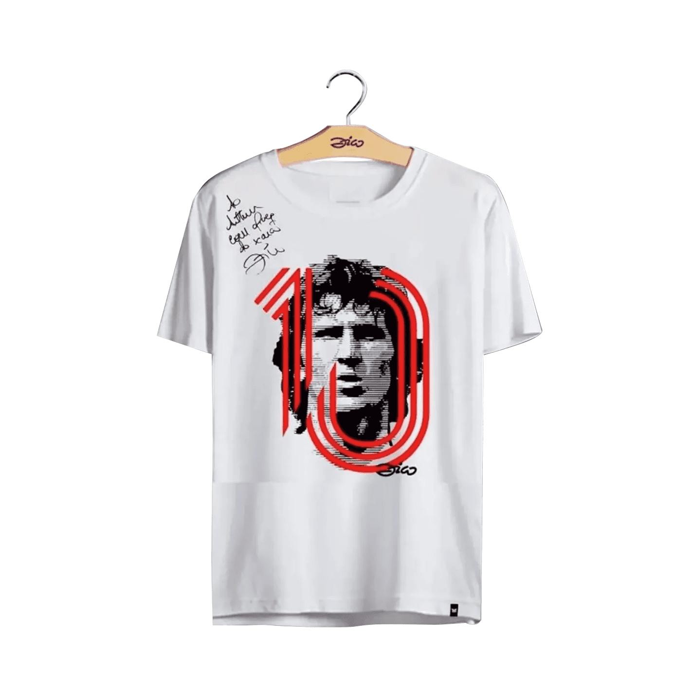 Camisa Galinho 10 (com dedicatória do Zico)