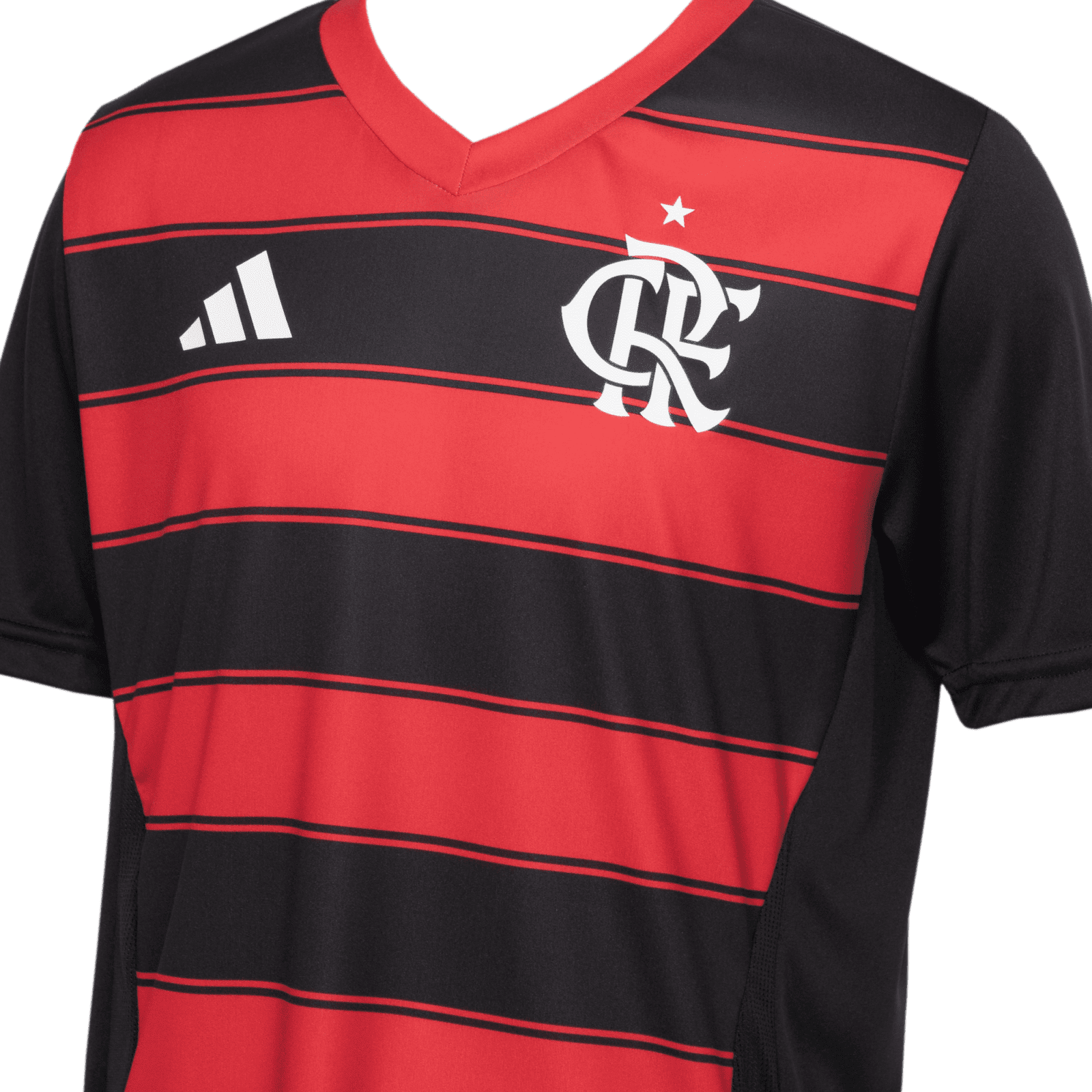 Camisa Flamengo Infantil Fan Jogo 1 Adidas 2025 JG8782