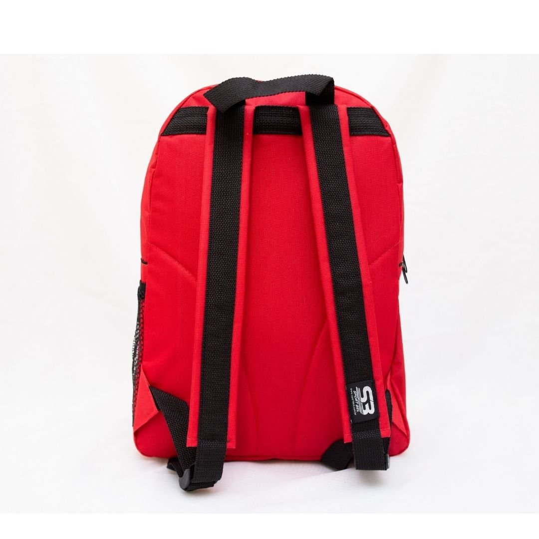 Mochila Vermelha Rosto do Junior